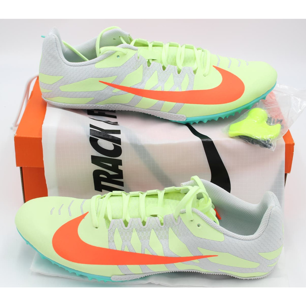 Nike Zoom Rival S 9  'Barely Volt Hyper Orange' 907564-701 Men's Size 14